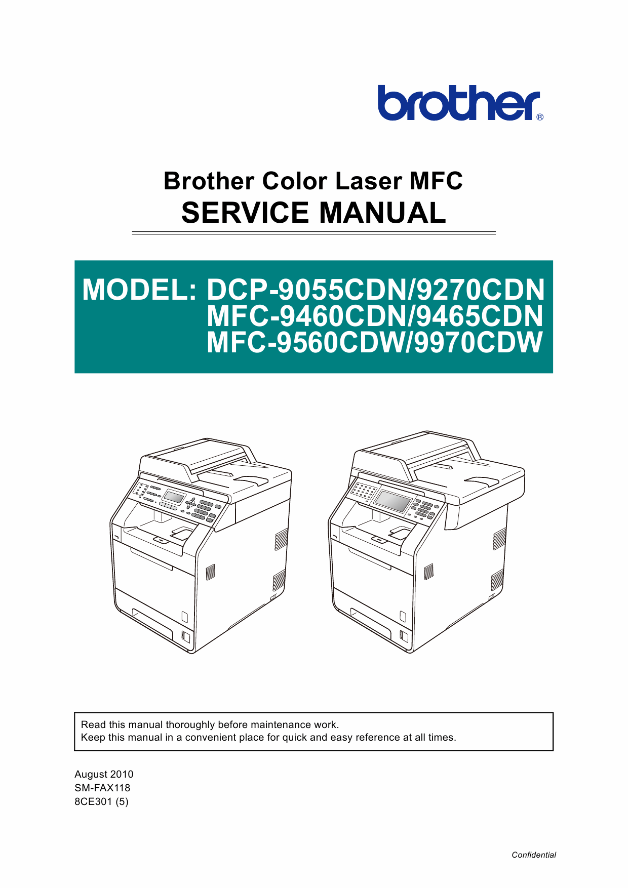 Brother Laser-MFC 9460 9465 9560 9970 CDN DCP9055 9270 CDN Service Manual-1